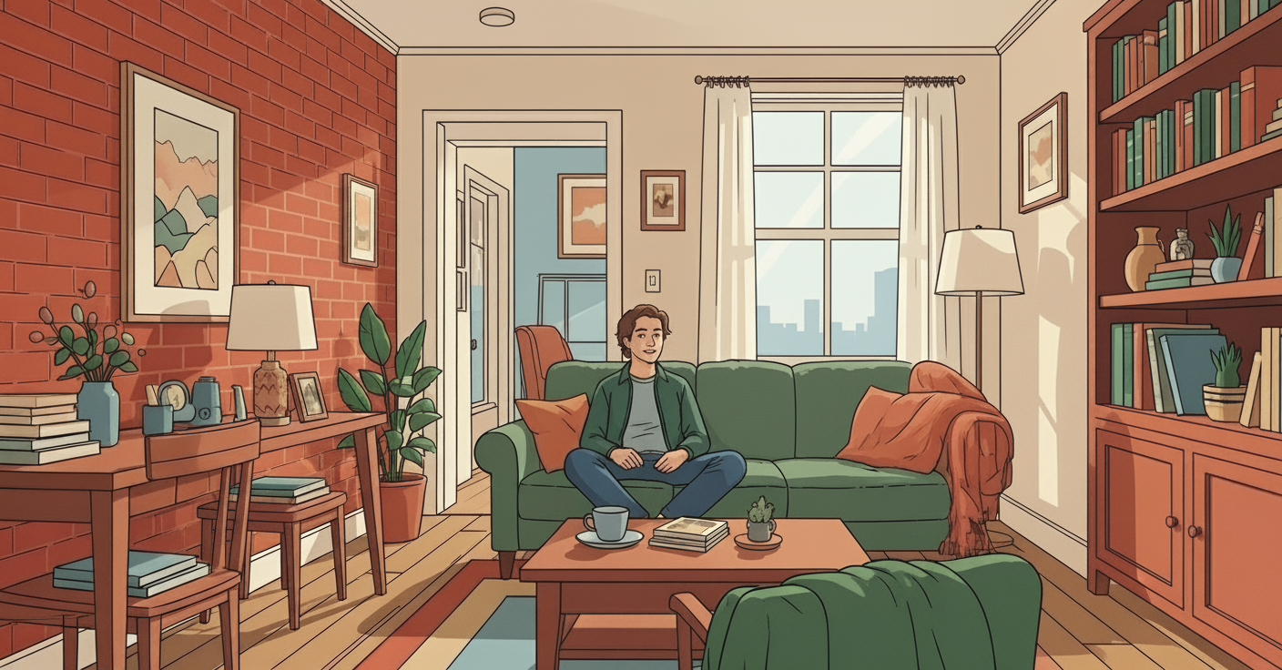 Pros of living alone in a Boston apartment including privacy, independence, peace and quiet, and control over your space.