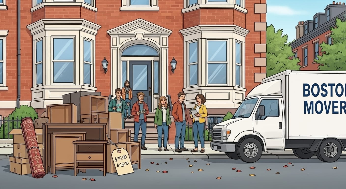 Boston rental with stylish rented furniture providing the same convenience and comfort as a furnished apartment, ideal for flexible housing needs.