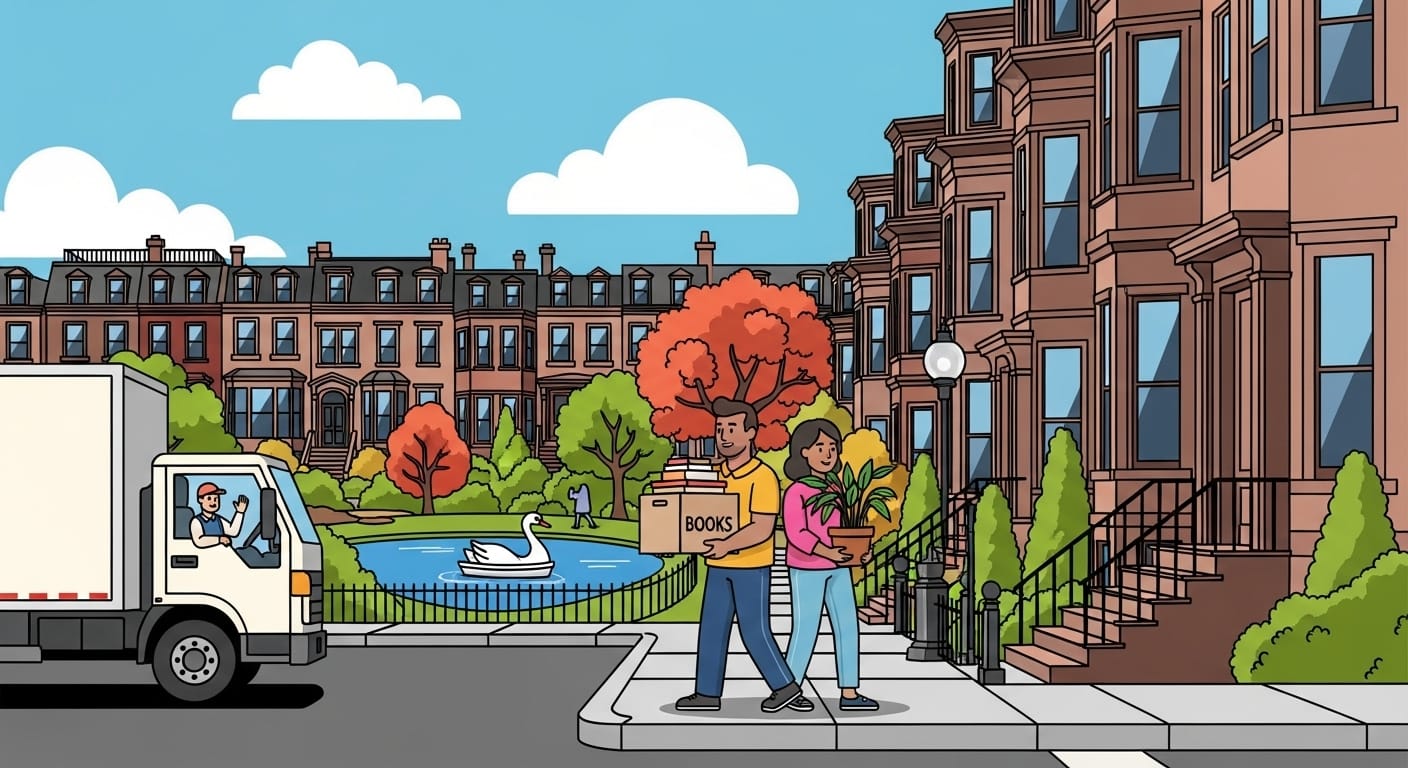 Boston apartment move-in and move-out fees including elevator reservations, cleaning charges, key fob or lock fees, and storage rental costs for tenants.