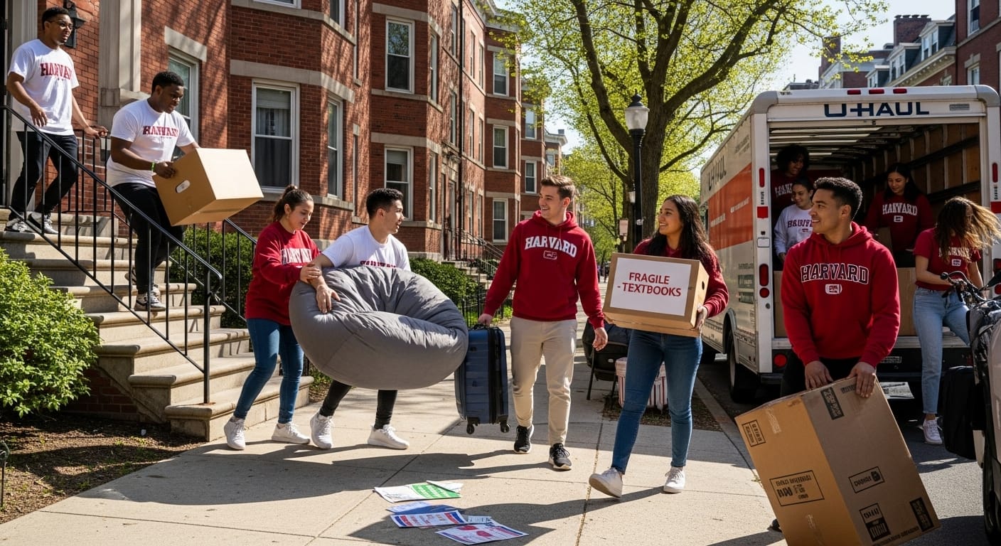 Cambridge apartment rentals with heavy student population and overlapping lease cycles each August and September.