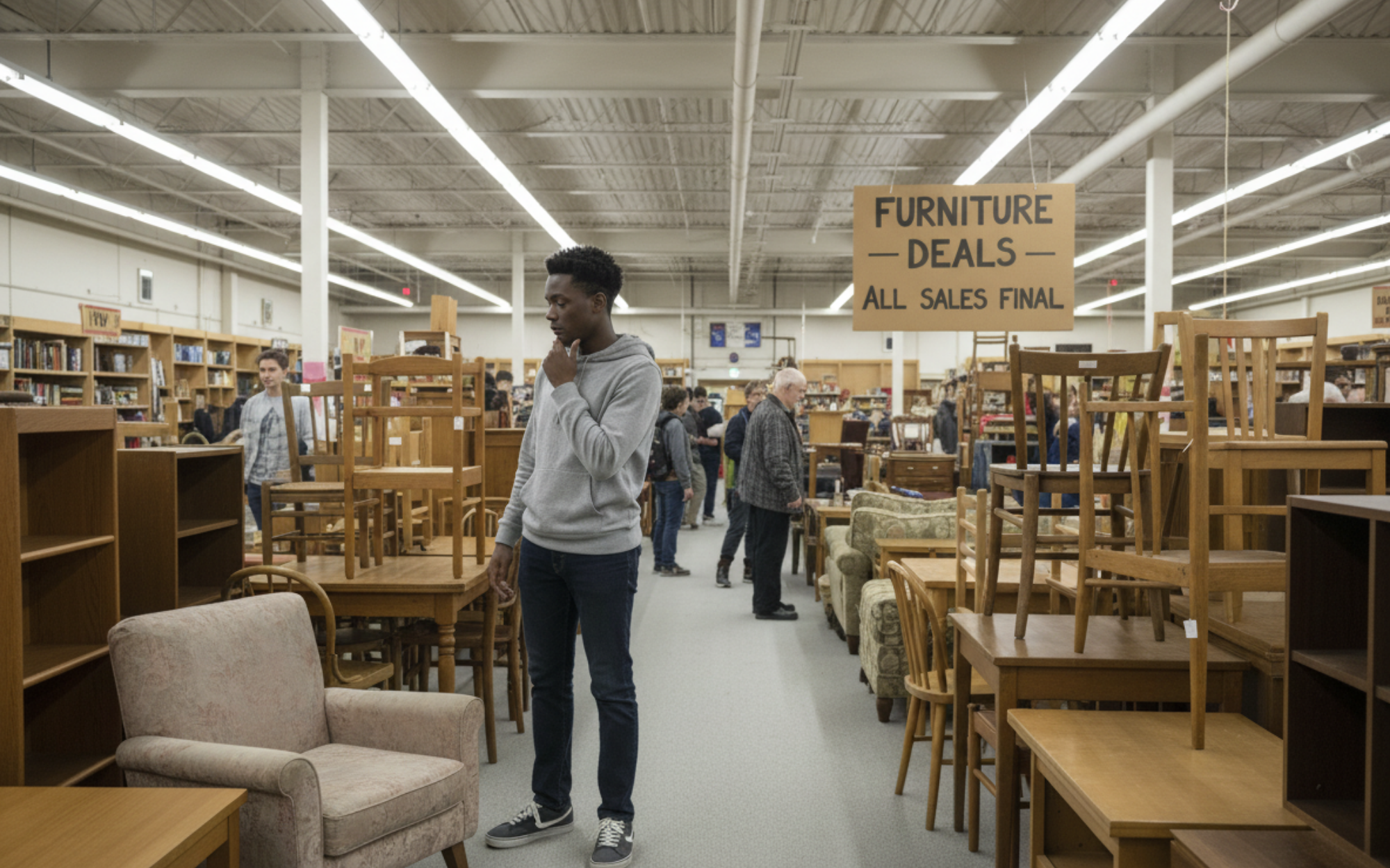 Harvard students furnishing off-campus apartments can save with IKEA finds, second-hand deals on Facebook or Craigslist, and free furniture during Boston’s Allston Christmas move-out event.